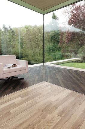 Timber flooring: Karndean's EW02 collection of vinyl wood floors cleverly uses the surface texture and grain pattern of different timber to create tactile surfaces.