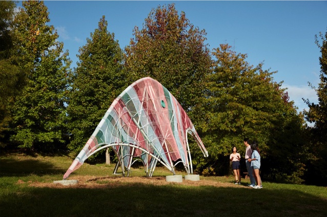 Winner: Resene Total Colour Installation-Experiential – Product Award – Jonah – Brick Bay Sculpture Trail by Cynthia Yuan, Kevin Ding Kun, Kim Huynh and Norman Wei.