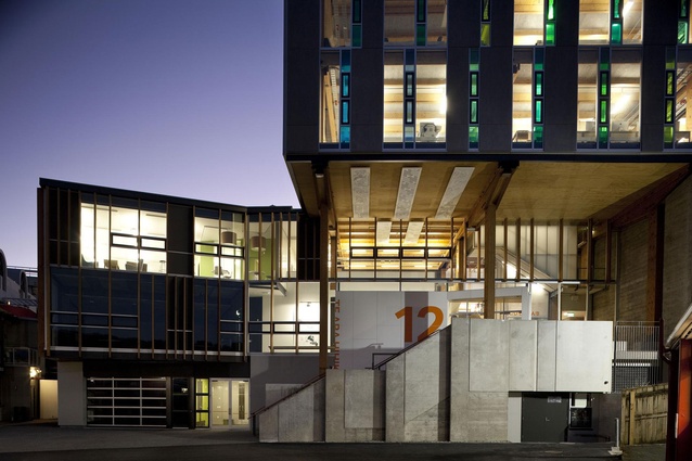 Massey University Te Ara Hihiko College of Creative Arts by Athfield Architects Limited was a winner in the Education and Sustainable Architecture categories.