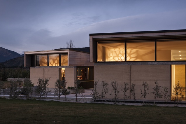 Rammed earth house, Cardrona Valley by Assembly Architects, 2015. 