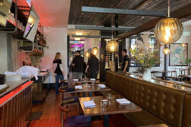 The Tauranga Festival of Architecture presented the Open Doors walking tour in collaboration with the Property Council New Zealand, which included a look inside the Clarence Hotel Bistro (pictured here) by Two Point Zero design.