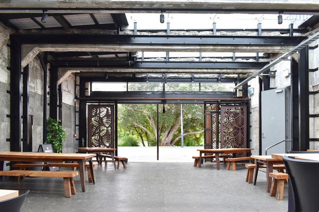 Shortlist - Commercial Architecture: Te Wairoa e Whanake, Ahi Kōmau Gemmell’s On Parade & Wairoa Visitor Information Centre by Collaborative Projects Studio.