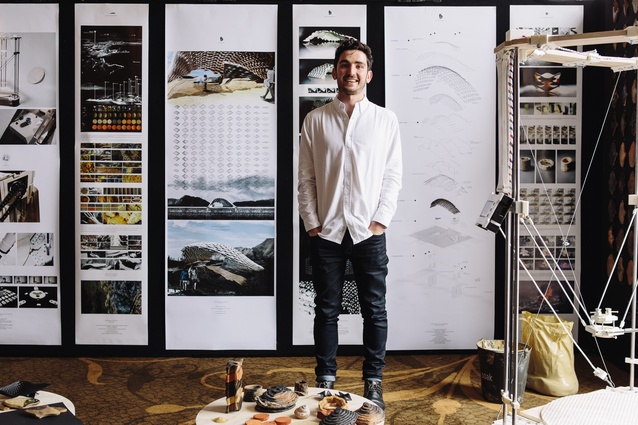 James Durcan, winner of the 2015 NZIA Cadimage Group Student Design Awards.