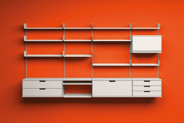 Vitsœ 606 Universal Shelving System.