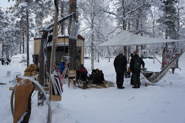 Joar Nango, Girjegumpi in Jokkmokk, 2018.