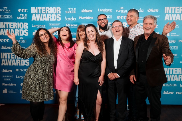 The team from Inzide, Interior Awards sponsors.