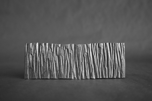 Aluminium textural explorations. Sculpture is a way of exploring the philosophy of material as as a conduit for human connection to past and present.