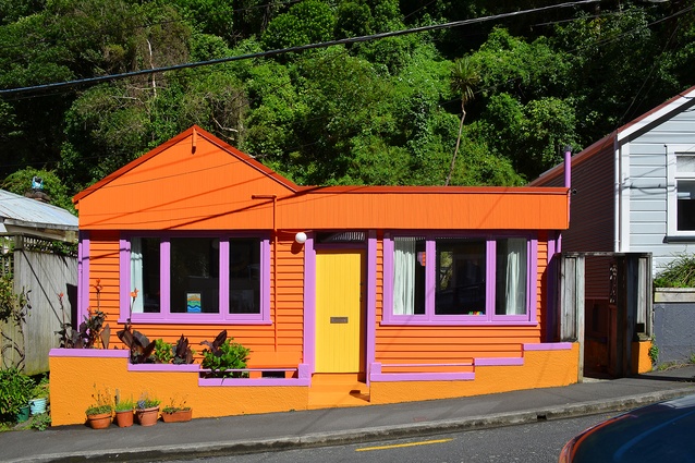 Resene Total Colour Residential Exterior Colour Maestro Award winner, Aro Valley Refresh by Athfield Architects.