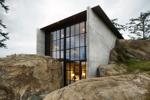 The Pierre, a Lopez Island holiday home designed by American architect Tom Kundig. 