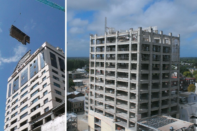 The deconstruction of the earthquake-damaged Hotel Grand Chancellor, Christchurch was awarded the GIB Supreme Award at the 2013 NZIOB Awards.