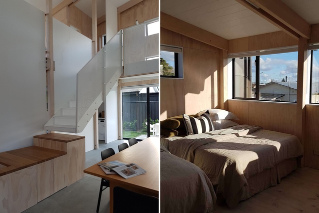 In Hastings, modhouse gave a tour of one of their prefabricated homes.