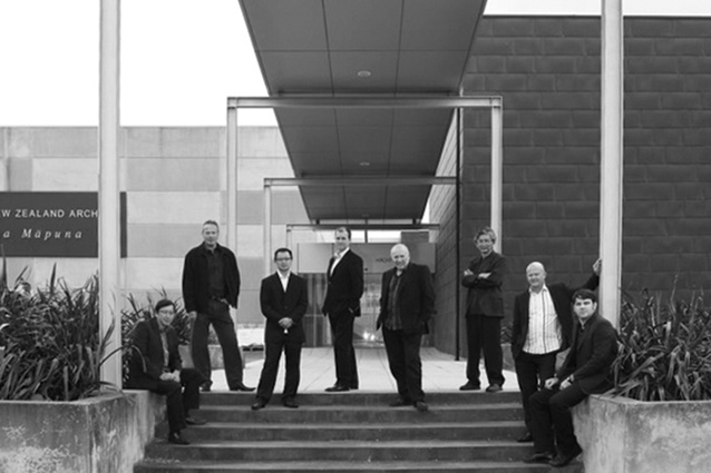 Founding principals (2009) from left to right – Mark Young, Gordon Morrison, Nigel Dong, Craig Roberts, Brian Elliott, John Sik, Neil Kemp and Mike Evans.