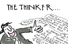 Cartoon - Malcolm Walker ‘The Thinker...’