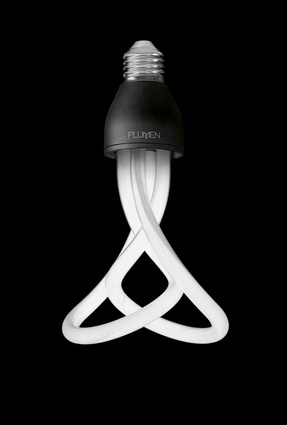 The PLUMEN 001 designer low energy light bulb.