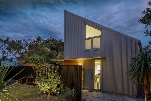 First Light Studio's Petone House was created behind an existing villa on what used to be a 6m by 6m garage.