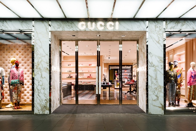 Gucci Auckland by Dimension Shopfitters.