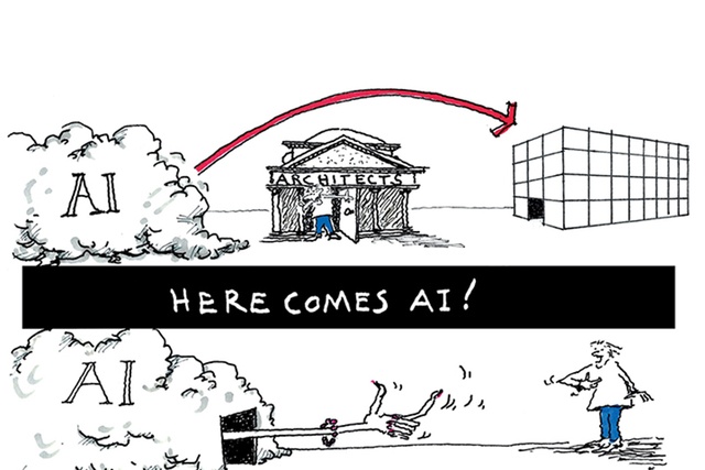 Cartoon - Malcolm Walker ‘Here comes AI!’