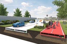 Path to sustainability: plastic roads