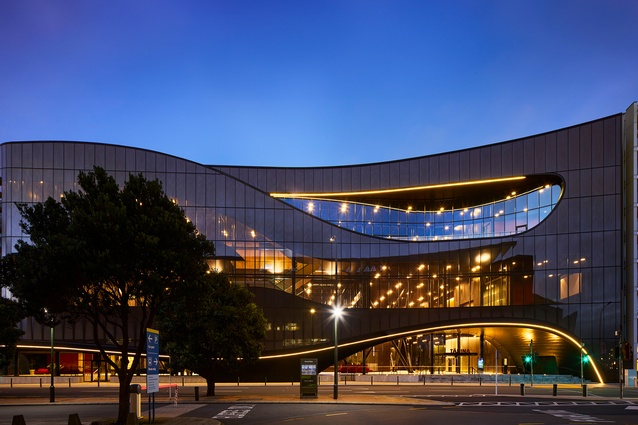 Shortlisted - Public Architecture: Tākina 
- Wellington Convention & Exhibition Centre by Studio Pacific Architecture.