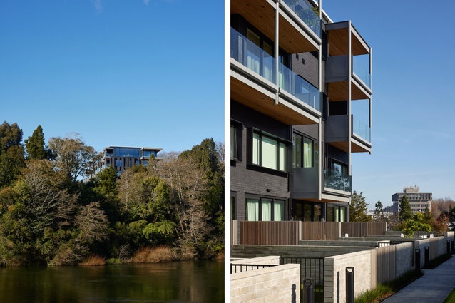 Winner – Sir Ian Athfield Award for Housing: Hills Residences by Edwards White Architects.