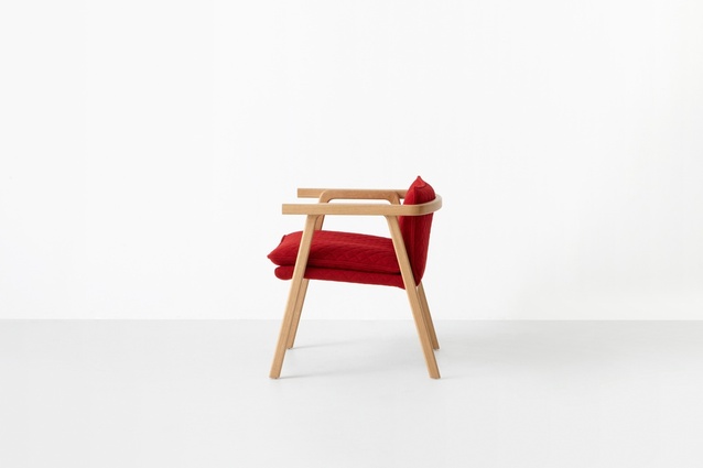 The Pick Up Sticks chair, designed by Simon James. 