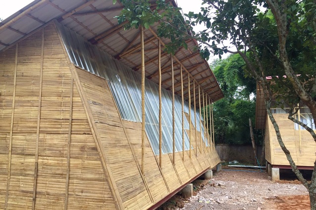 A completed Bodhi Hill prefabricated classroom.