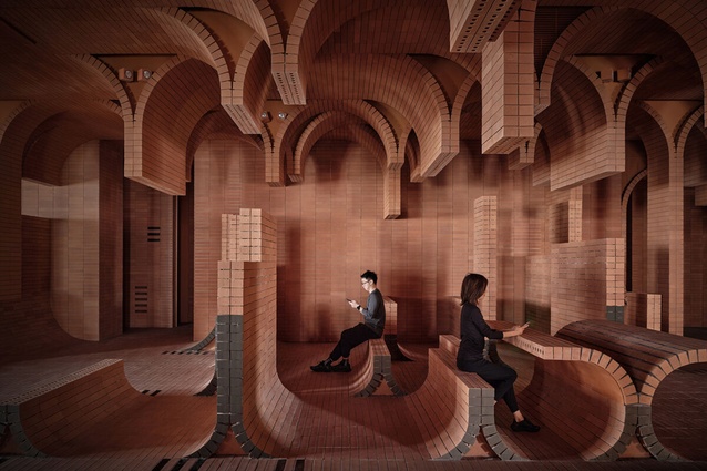 Coffee Bar at Gaoxingli Insun Cinema (Haikou China), by One Plus Partnership, Overall winner, Bar category, Restaurant & Bar Design Awards 2024.