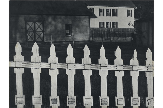 <em>White Fence, Port Kent, New York</em>, 1916.