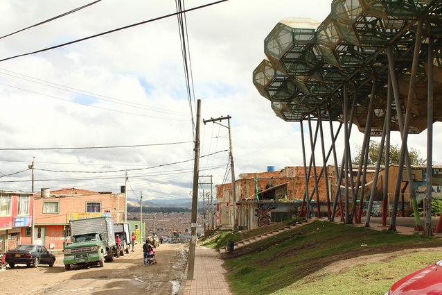 El Equipo Mazzanti's Forest of Hope in Bogota, Columbia.