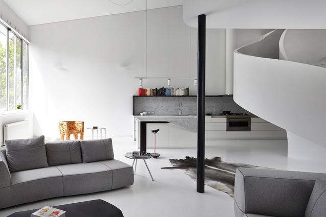 Loft Apartment, West Melbourne by Adrian Amore Architects. 