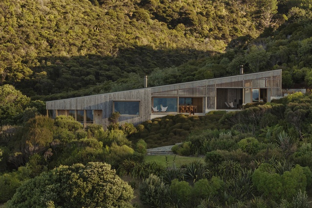 Waimataruru in the North Island’s Coromandel, designed in collaboration with Kristina Pickford Design.
