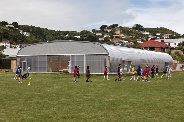 Scots College Hodge Sports Centre by Athfield Architects Limited was a winner in the Education category.