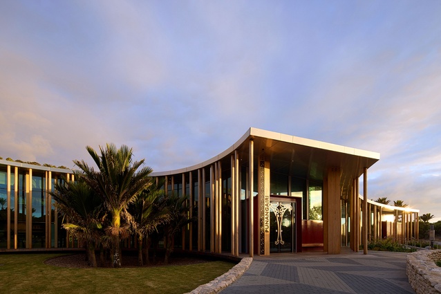 Shortlisted - Public Architecture: Punangairi Visitor Centre by Sheppard & Rout Architects.