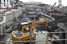 Building an underground car park on a hazardous site - Holy excavation