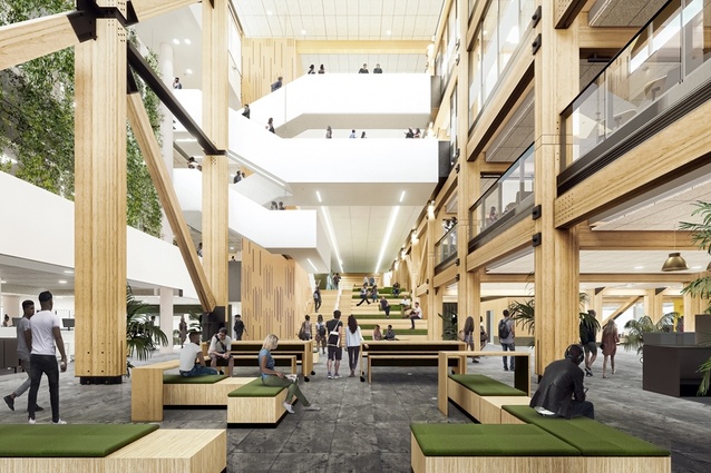 Future project: AUT A1 Health Sciences and Student Hub, Auckland by Jasmax.
