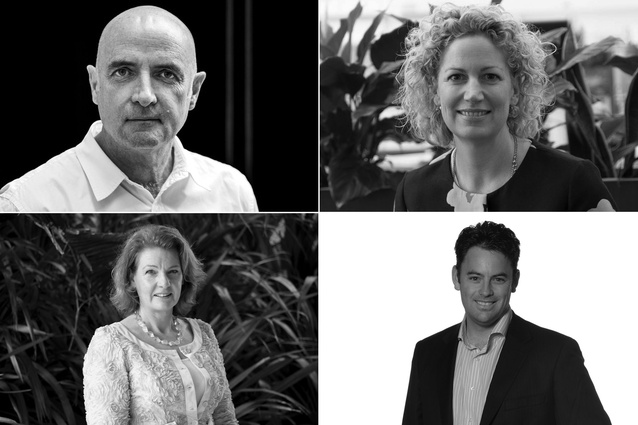 The four new NZGBC board members: Patrick Clifford, Anna Palairet, Brendon Dwyer and Robyn Phipps (clockwise).