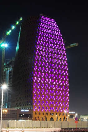 Liwa Tower in Abu Dhabi by ONL.