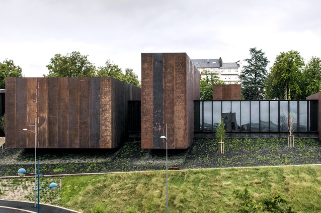 Soulages Museum in Rodez, France by RCR Arquitectes in collaboration with G. Trégouët (2014). 