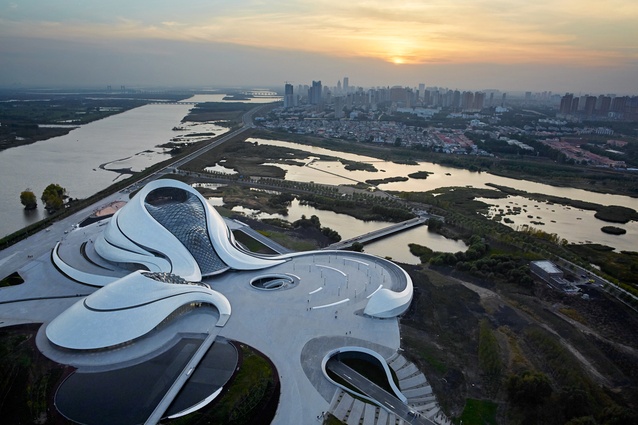 Completed in 2015, the Harbin Opera House is a sculptural interpretation of the city's natural wetlands.