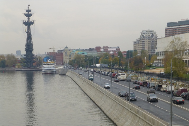 Before: Krymskaya embankment, Moscow, 2011. 