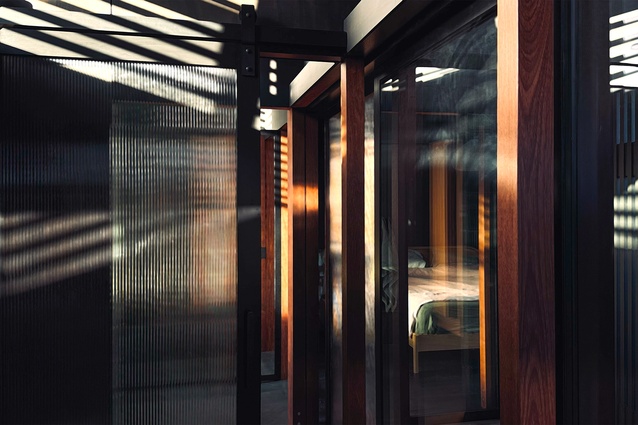 Shortlisted - Housing – Alterations and Additions: Onetangi Pavilions by Lynda Simmons Architect and Sayes Jackson Architects.