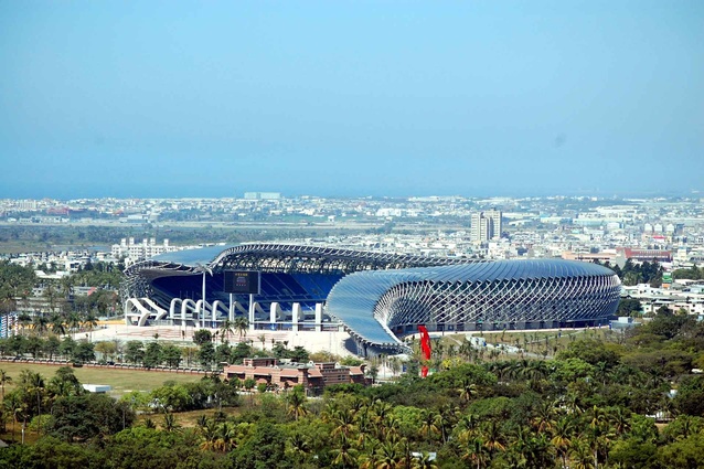 Main Stadium for The World Games 2009 (2006—2009), Kaohsiung, Taiwan R.O.C. 
Photo by Fu Tsu Construction Co., Ltd.