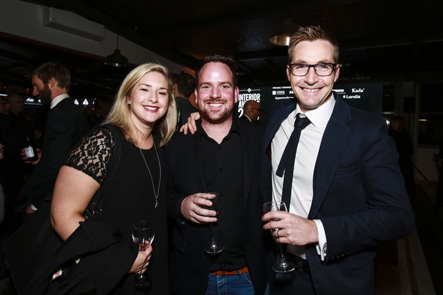 L to R: Emma Campbell and Andrew Campbell of the Tooth Company, Bodie Maxcey of Herbst Maxcey Metropolitan Architects.