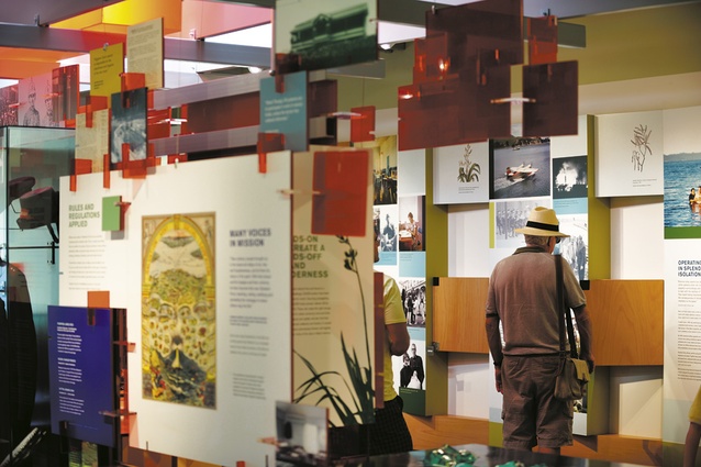 The exhibition charts the island's history.