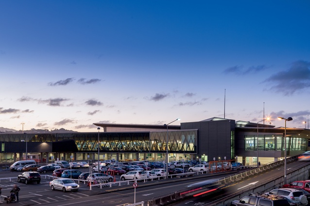 Low-lying, but with light through its centre, the new terminal shines at night. Plenty of daylight is able to stream in through its woven exterior.