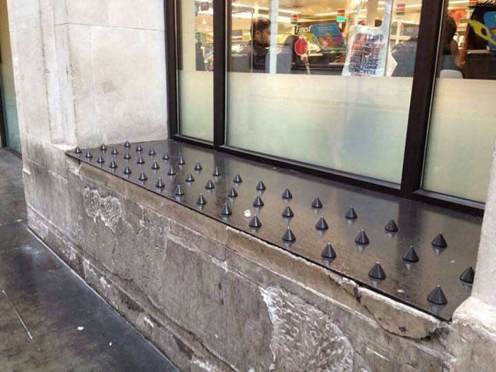 Hostile Architecture As Seen From The Suburbs Of An Expensive City hostile-architecture-as-seen-from-the-suburbs-of-an-expensive-city