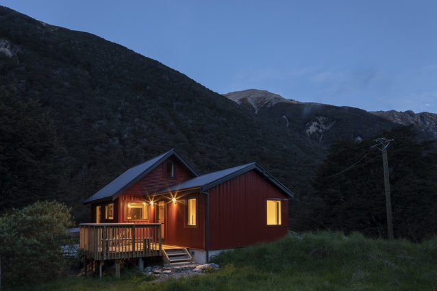 Winner – Housing – Alterations and Additions: Arthur’s Pass Bach by JHA.