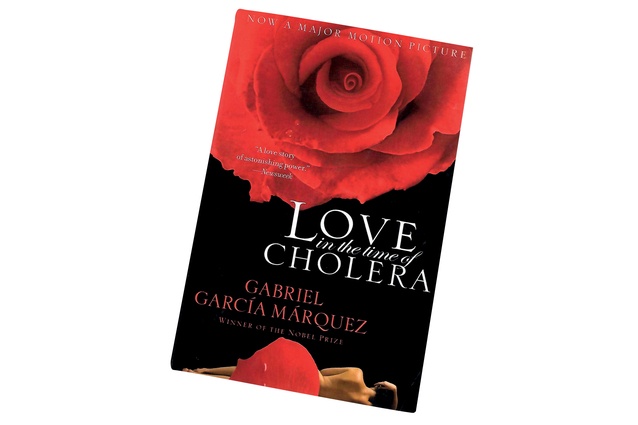 Liz's current read is <em>Love in the Time of Cholera</em>. 
