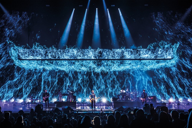 Ben Dalgleish has designed lighting for a wealth of household names, including Keith Urban (seen here), Janet Jackson and Travis Scott.