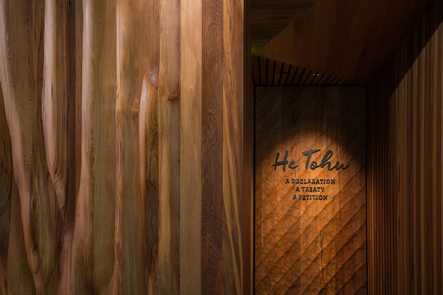 Studio Pacific Architecture’s He Tohu document room was the Supreme Award winner at the 2018 Interior Awards.